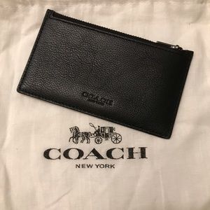 Coach Zip top card case